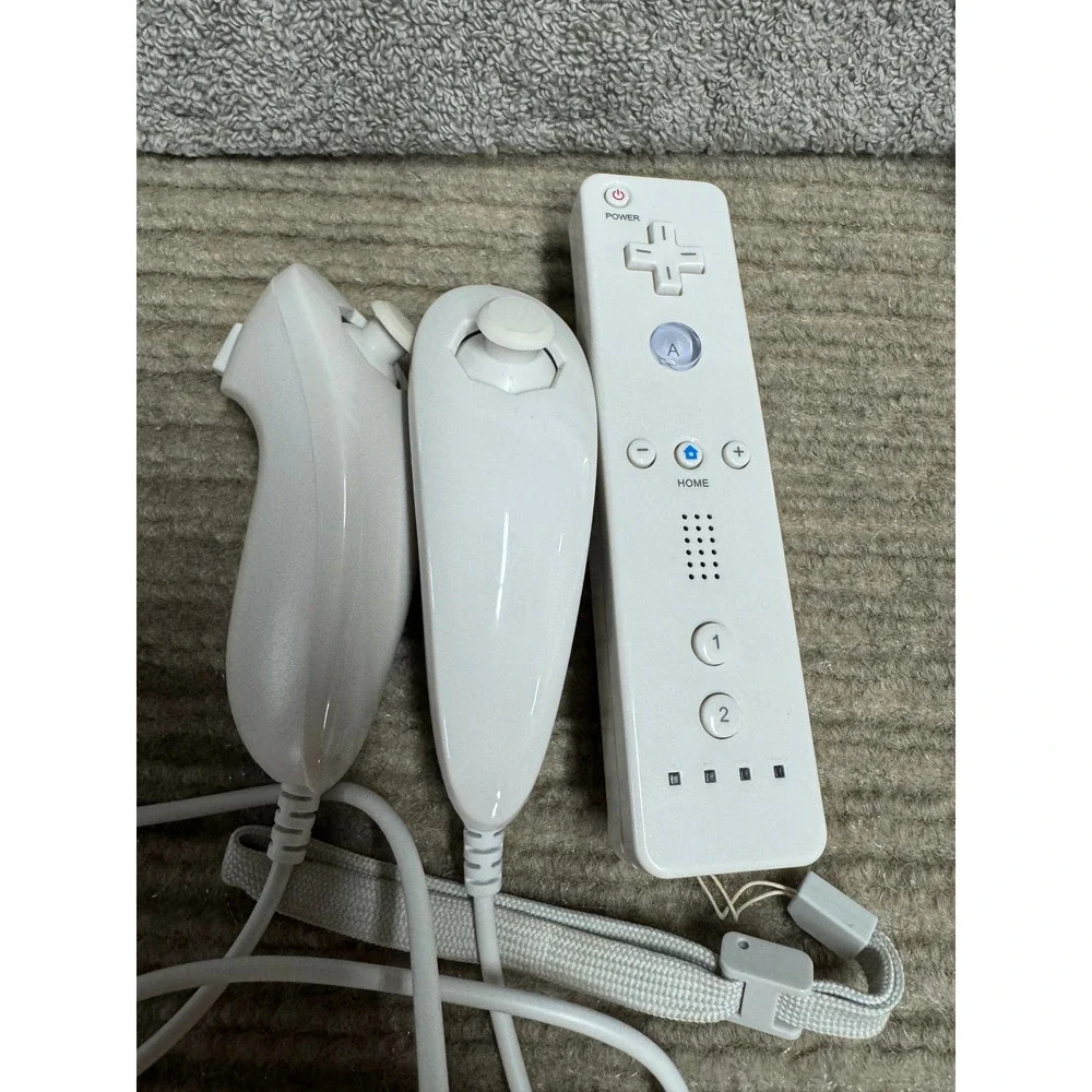 Nintendo Wii Console RVL-001 White Bundle with 19 Games Mario Kart Wii Sports